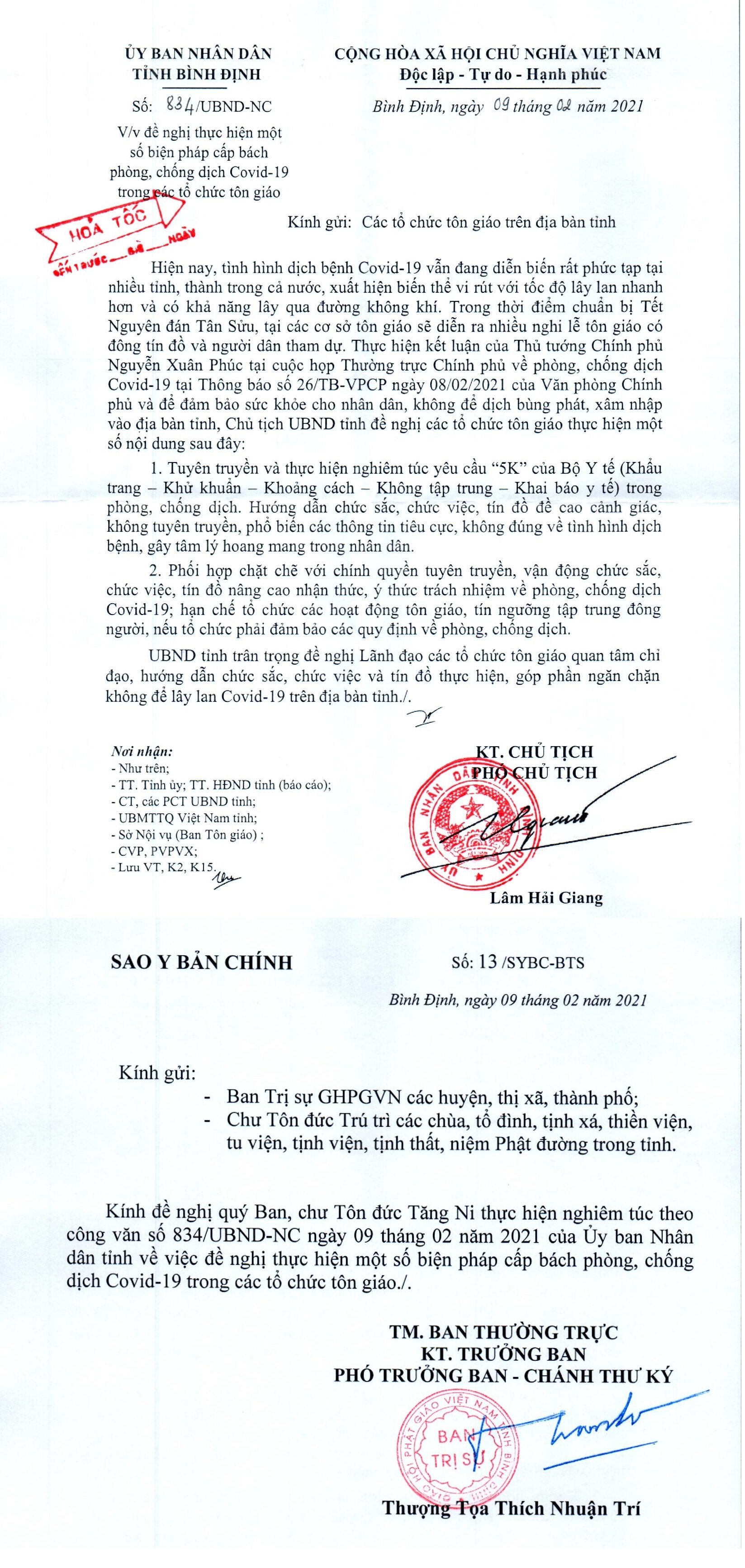 Công văn của UBND tỉnh về phòng chống dịch Covid-19 trong tình hình hiện nay