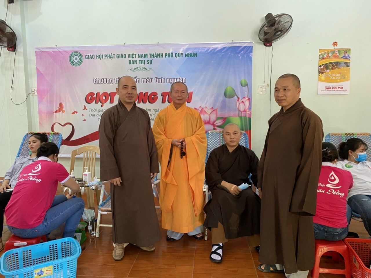 Quy Nhơn: Hiến máu tình nguyện Giọt hồng Từ Bi 