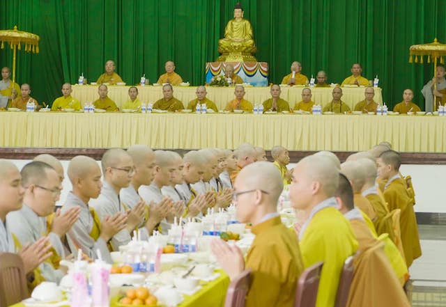 Lễ cúng dường Trai tăng tại Trường TCPH Bình Định