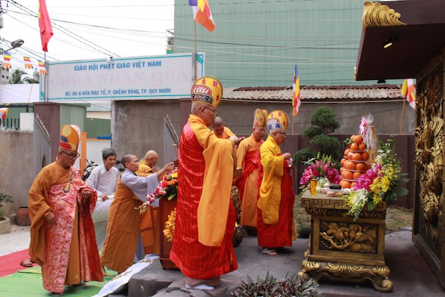 Quy Nhơn: Chùa Nhân Quả khai Đại hồng chung và khánh thành tôn tượng Bồ tát Quan Thế Âm