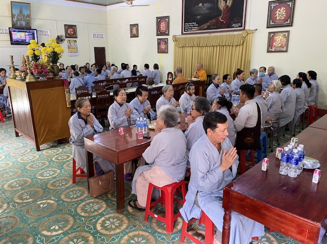 Quy Nhơn: TĐ Minh Tịnh sinh hoạt tổng kết đạo tràng năm Canh Tý