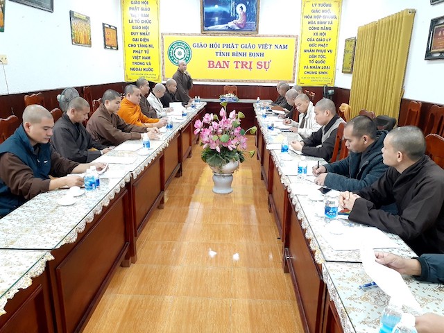 Họp chuyên đề công tác Thống kê Tăng Ni và Tự viện tỉnh Bình Định.