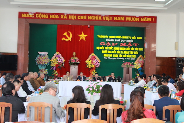 Quy Nhơn: Chính quyền tổ chức họp mặt nhân dịp xuân Tân Sửu-2021