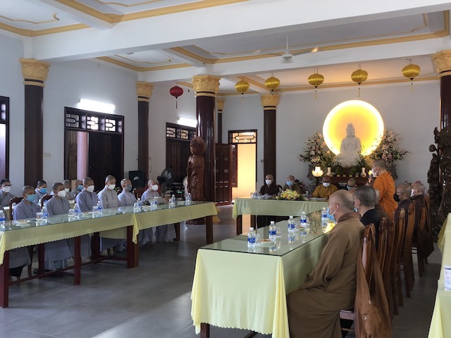 An Nhơn: Ban Trị sự GHPGVN thị xã An Nhơn Hiệp thương Nhân sự NK. VII 2021 - 2026 .