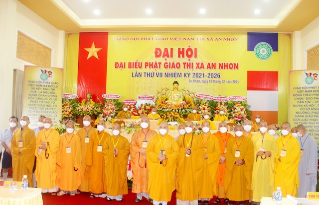 An Nhơn: Đại hội Đại biểu Phật giáo thị xã An Nhơn lần thứ VII nhiệm kỳ 2021 - 2026