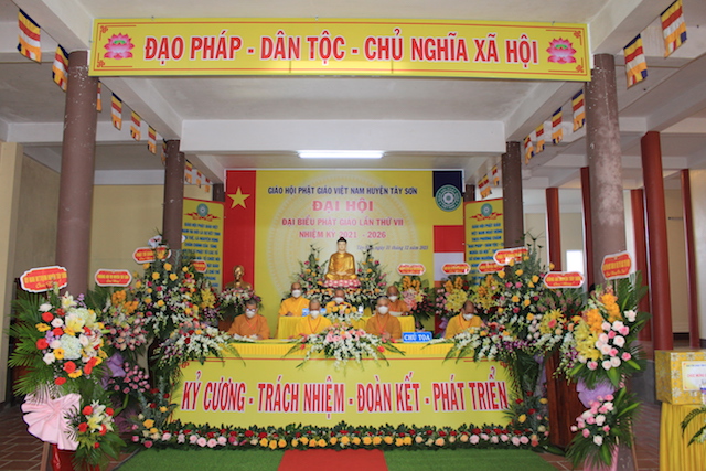 Phật giáo huyện Tây Sơn tổ chức Đại hội nhiệm kỳ 2021 – 2026