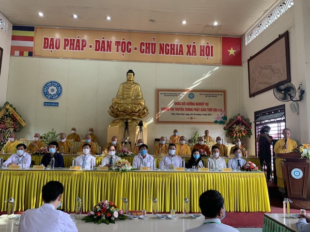 Ban Thông tin truyền thông Phật giáo tổ chức khoá Bồi dưỡng nghiệp vụ