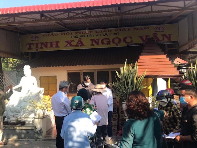 Tuy Phước: Tịnh xá Ngọc Vân phát quà Tết xuân Nhâm Dần.