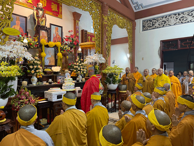 Quy Nhơn: Lễ Tiểu tưởng Cố Ni trưởng Thích Nữ Hạnh Nghiêm
