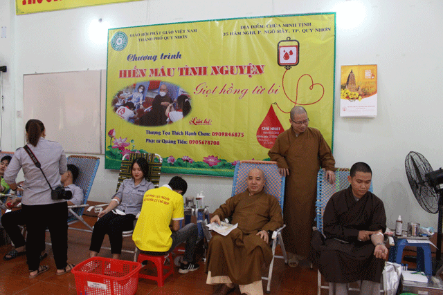 Phật giáo Quy Nhơn hiến máu tình nguyện lần thứ 5