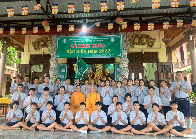 Ban hướng dẫn PB GĐPT khai khóa học huynh trưởng đợt 2