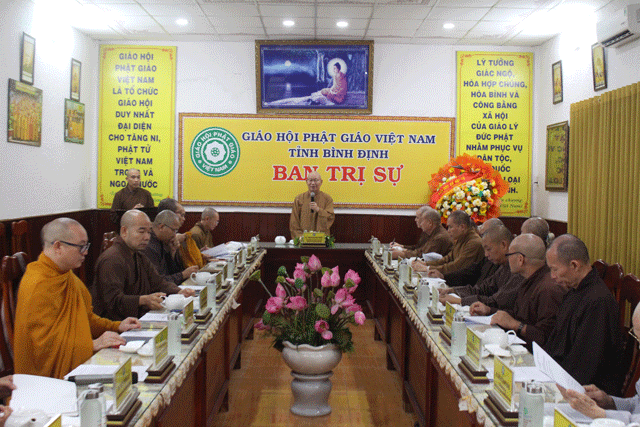 Ban Thường trực Ban Trị sự tỉnh họp thường kỳ tháng 11 Nhâm Dần