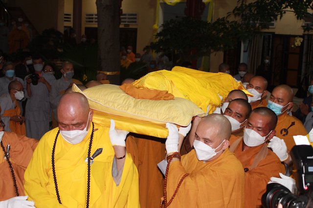 An Nhơn: Lễ nhập kim quan Hòa thượng Thích Ngộ Khải