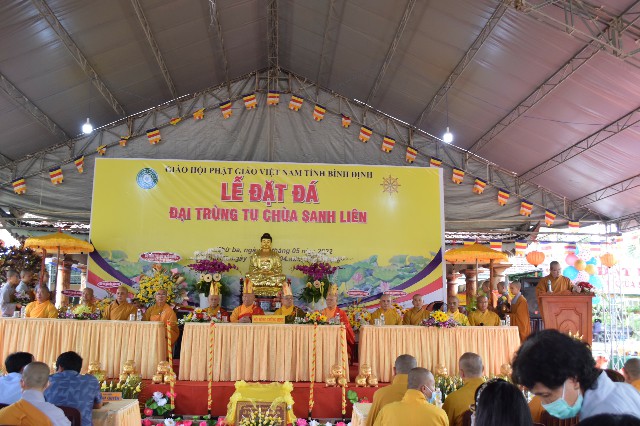 An nhơn: Lễ đặt đá đại trùng tu chùa Sanh Liên