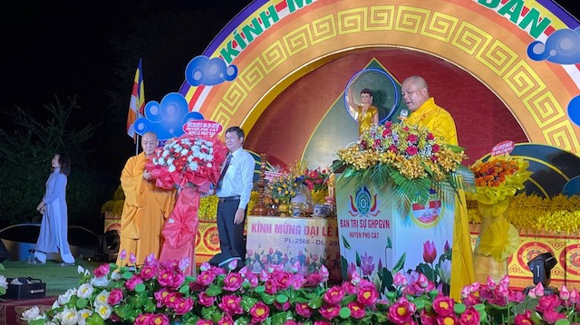Phù Cát: Tuần lễ Phật Đản PL.2566 tại huyện nhà