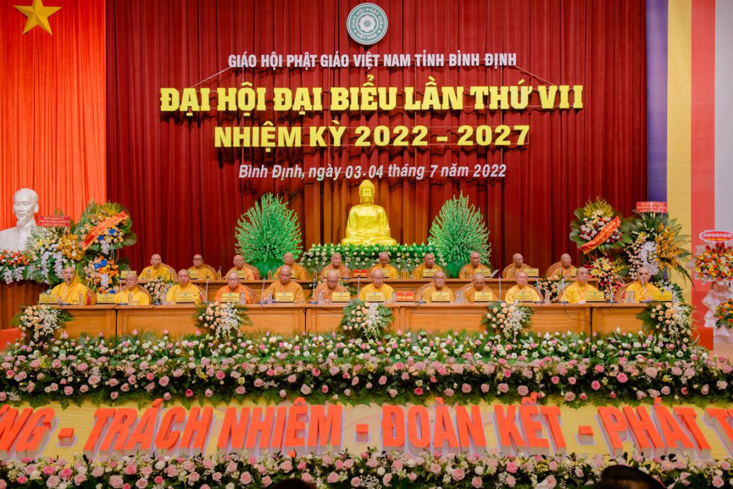 Hòa thượng Thích Nguyên Phước được tái suy cử Trưởng ban Trị sự GHPGVN tỉnh Bình Định nhiệm kỳ 2022-2027