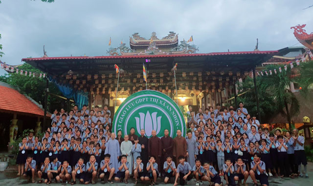 An Nhơn: Gia đình Phật tử tổ chức giao lưu