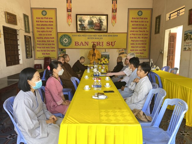 Hoài Ân: Ban Trị sự họp triển khai tổ chức Phật đản PL.2566