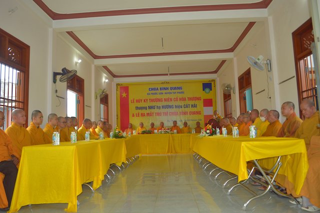 Tuy Phước: Lễ tưởng niệm tôn sư và ra mắt trụ trì chùa Bình Quang